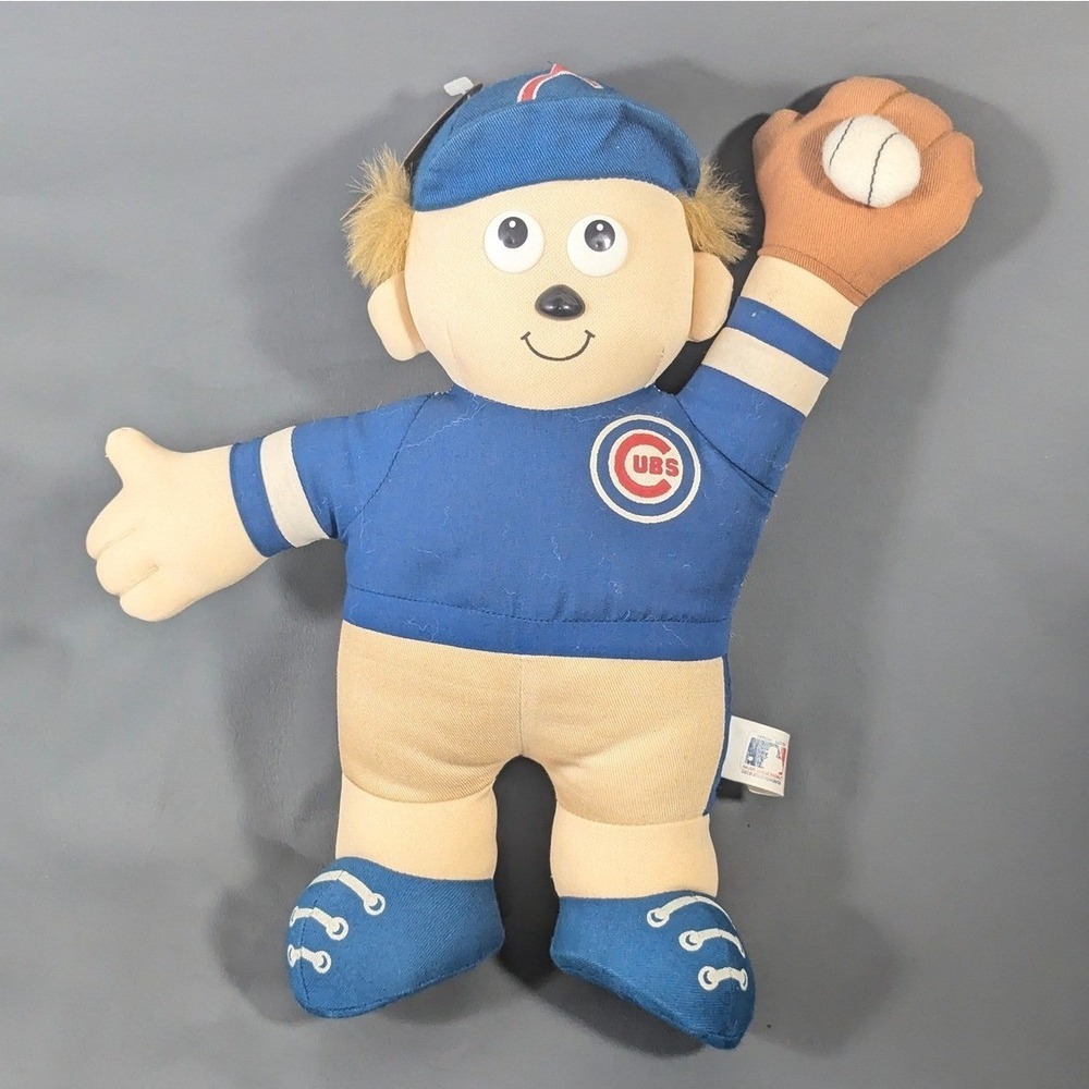 Vintage Chicago Cubs MLB Baseball Player Plush Doll Sportstuff 12 Inch NWT
